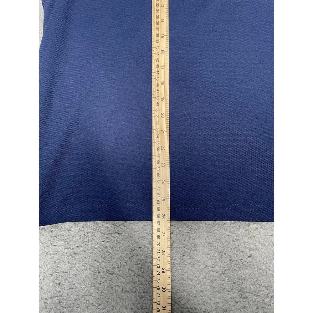 The North Face Shirt Mens XL Blue 1/4 Zip Vapor Wick Short Sleeve Athletic Shirt